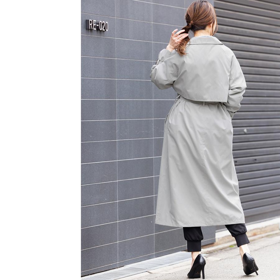 トレンチコート レディース アウター キャンディスリーブ ヨーク切替