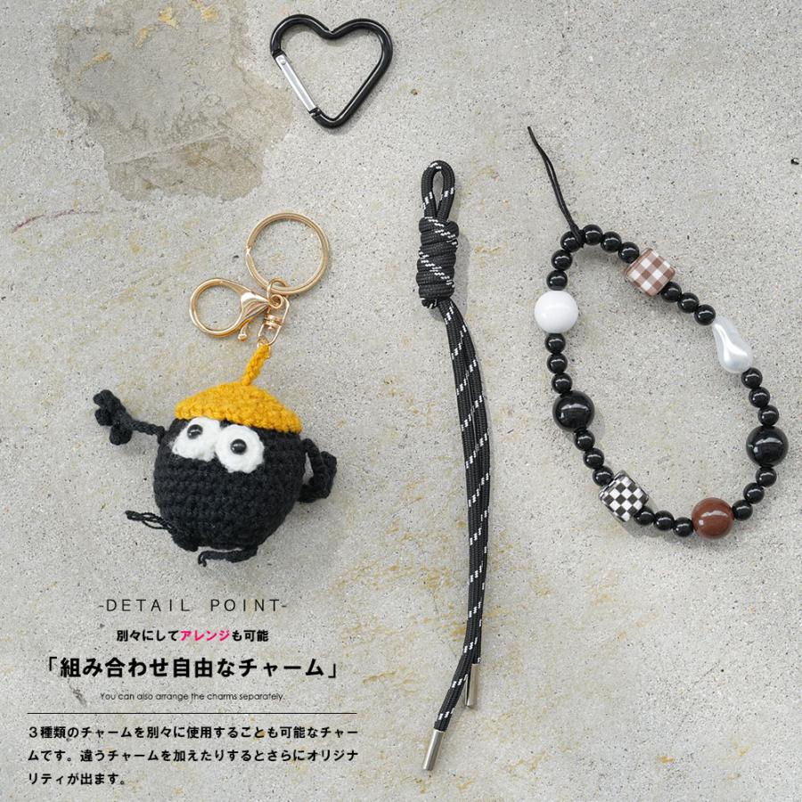 ニットモンスターチャーム バッグアクセサリー バッグチャーム