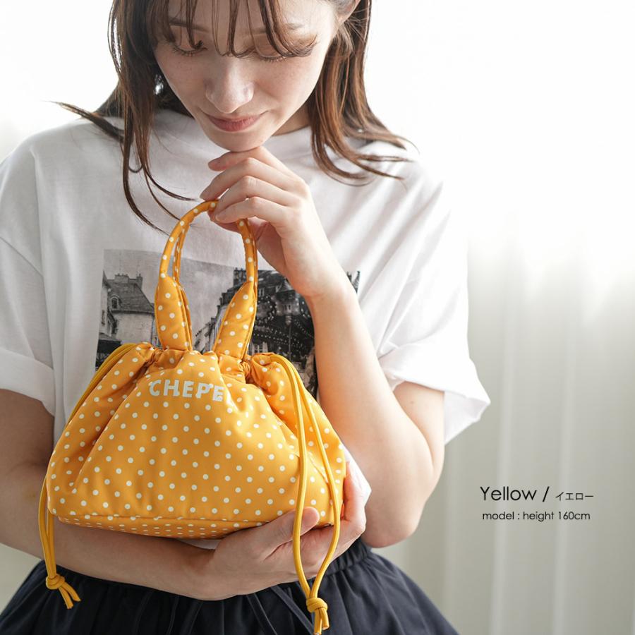ドット保冷ぽこぽこランチバッグ  巾着保冷バッグ  小さめ巾着  保冷バッグ  保冷保温 お弁当バッグ   レディース  (郵2) ポイント消化 爆買 | mili an deni | 11