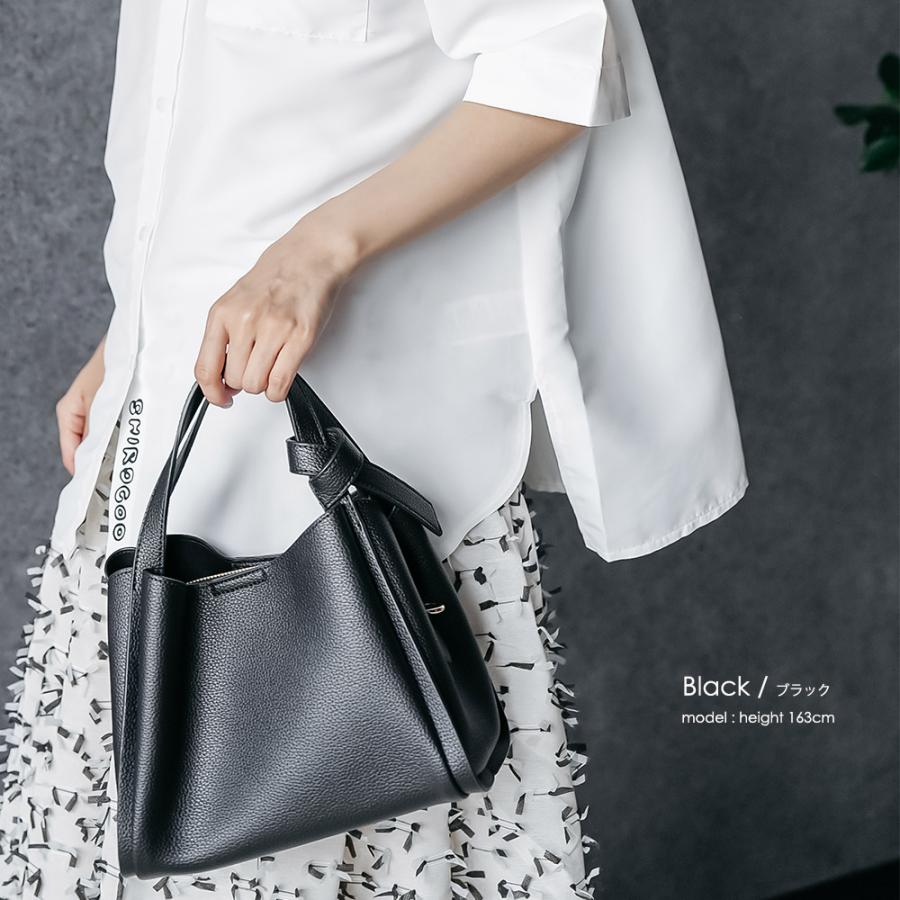 2WAYフェイクレザーバッグ ショルダーバッグ 仕切り＆ポケット付き