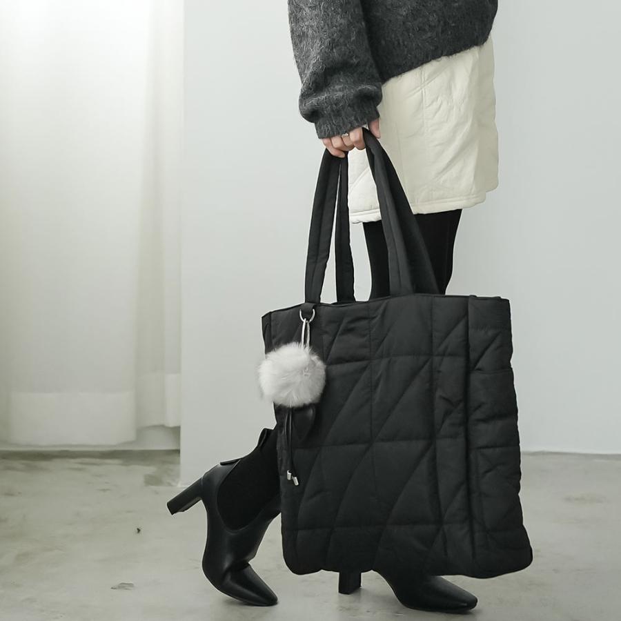 mili an deni（ミリアンデニ） 中綿キルティングトートバッグ