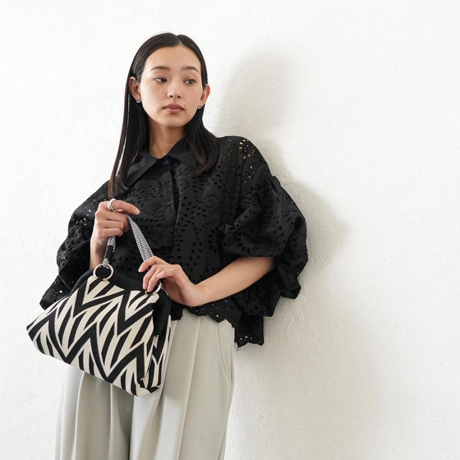 mili an deni（ミリアンデニ） カラフルロープニットハンドバッグ