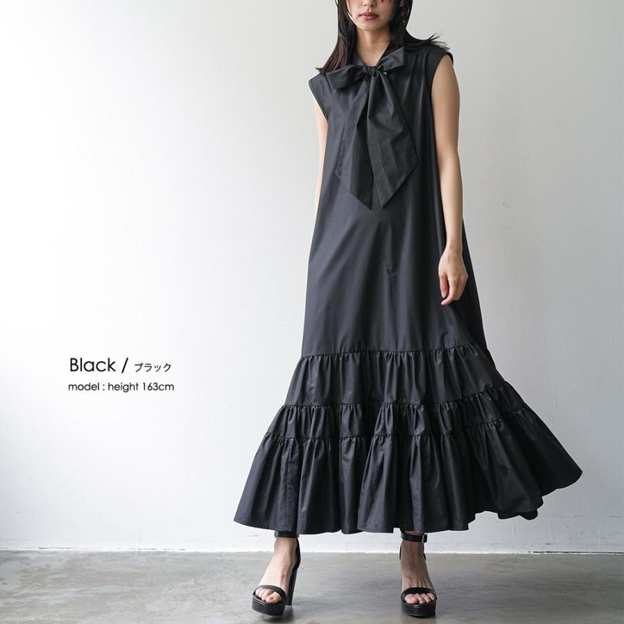 前後2WAYリボンタイワンピース レディース 前後2WAY リボンワンピ