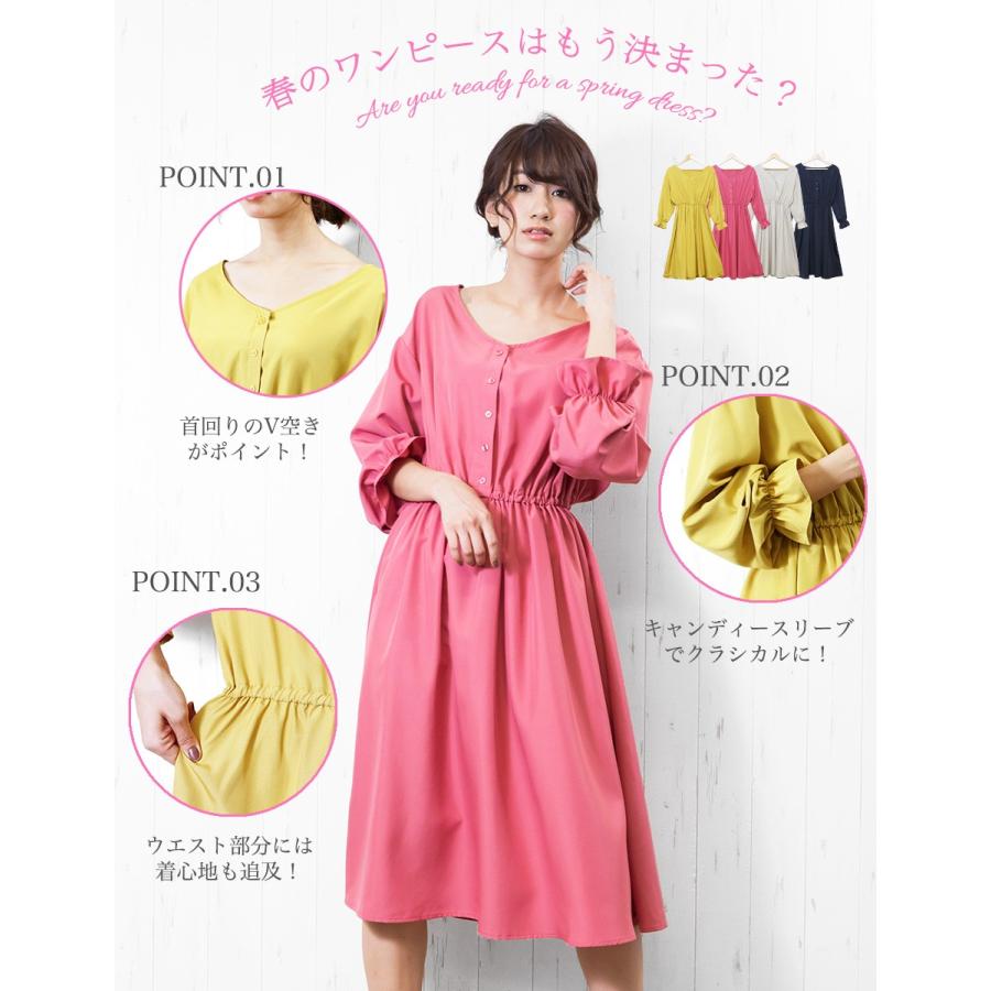 レディース ワンピース ポプリン キャンディスリーブ ワンピース ネコポス ポイント消化 O Mili An Deni 通販 Yahoo ショッピング