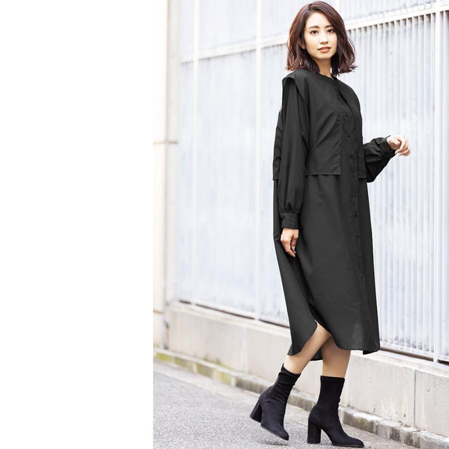 ✨美品꧁theory꧂シャツワンピース ネイビー　リボン　日本製　サイズ2 ✨美品꧁theory꧂シャツワンピース ネイビー リボン 日本製