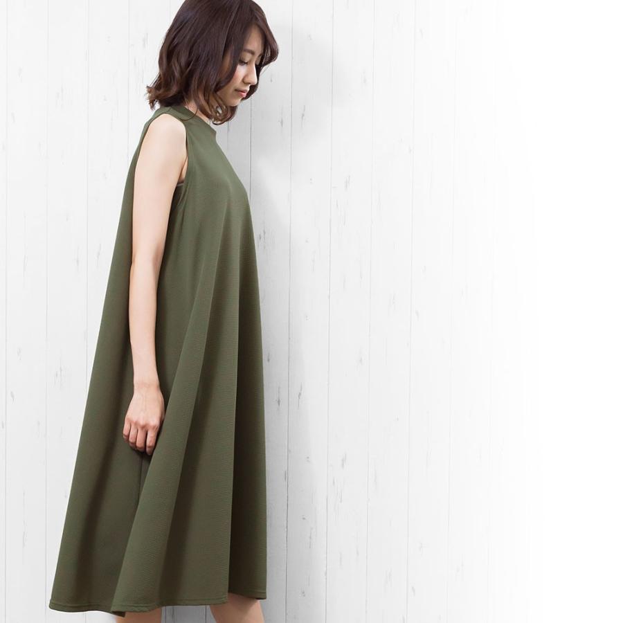 レディース ワンピース ふくれジャガード Aライン マキシワンピース ノースリーブ ネコポス ポイント消化 O729 Mili An Deni 通販 Yahoo ショッピング