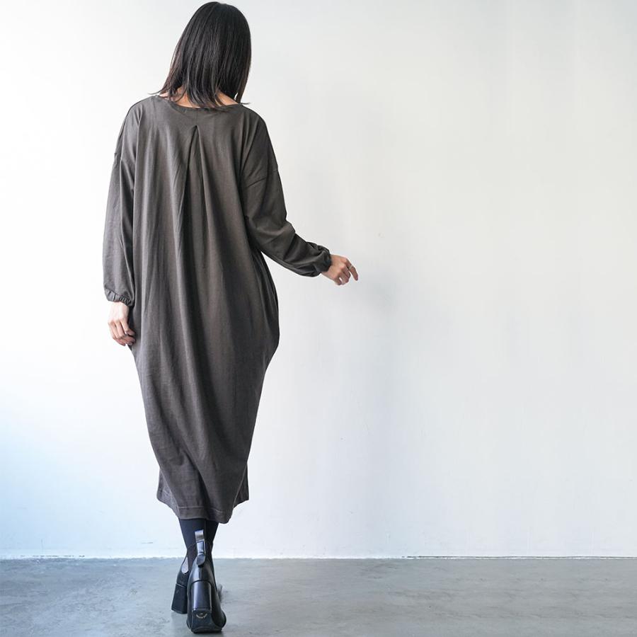 レディース ワンピース 綿100% ボリューム袖 ロング丈ワンピース (郵3) ポイント消化 爆買 | mili an deni | 20