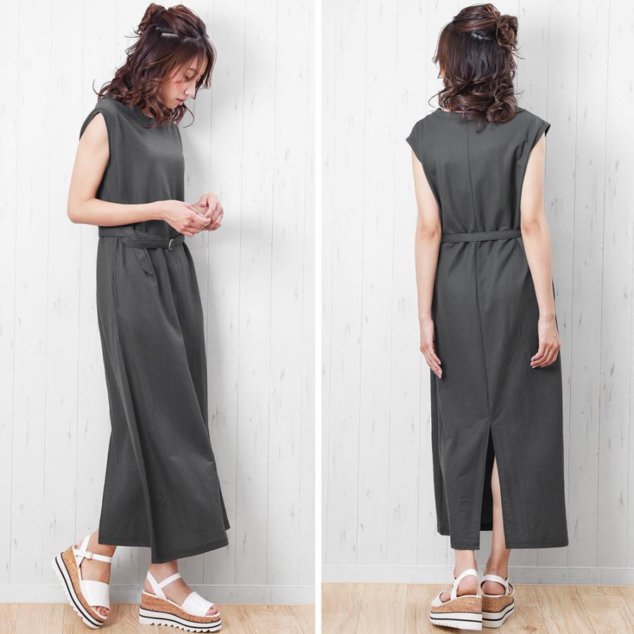 レディース ワンピース 接触冷感 ジェラートクール ノースリーブワンピ ロング丈 ネコポス ポイント消化 O Mili An Deni 通販 Yahoo ショッピング