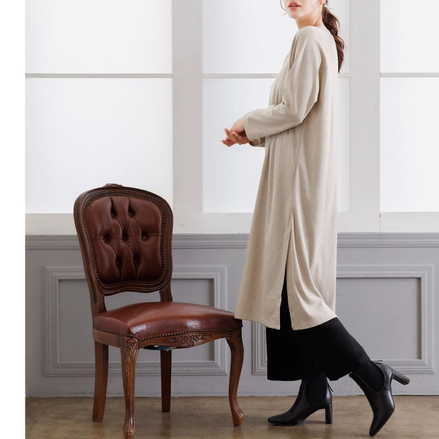 シアバター加工裏微起毛サイドスリットワンピース (郵2) | ブランド登録なし | 15