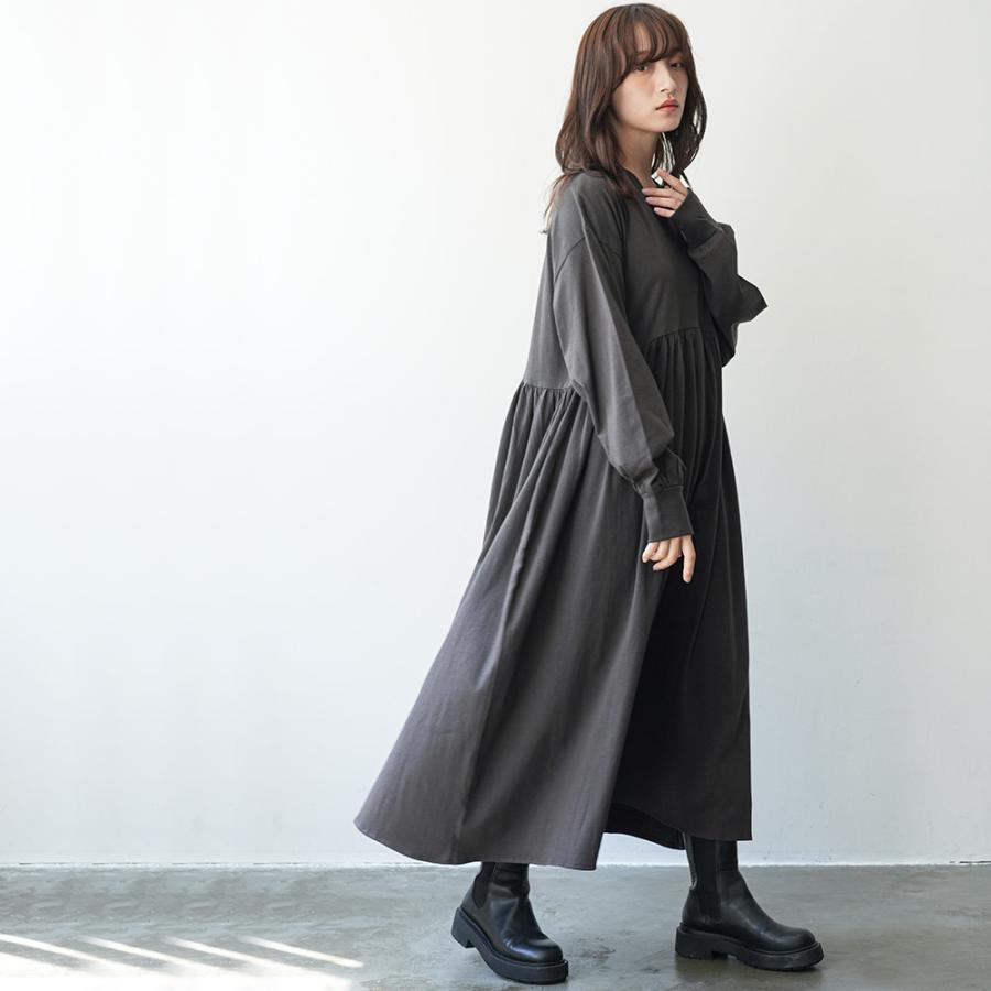 レディース Vネックギャザーワンピース : mili an deni - 通販 - Yahoo