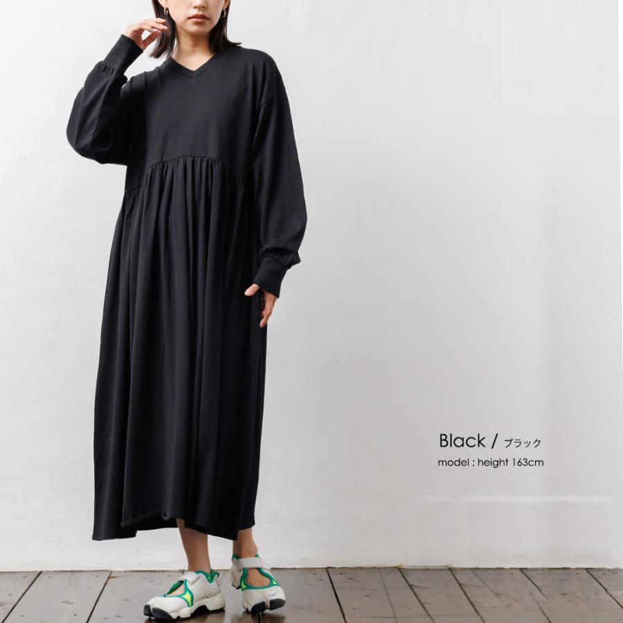 レディース Vネックギャザーワンピース : mili an deni - 通販 - Yahoo