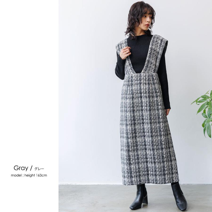 10%OFFクーポン】ジャンパースカート レディース ワンピース ミックス 