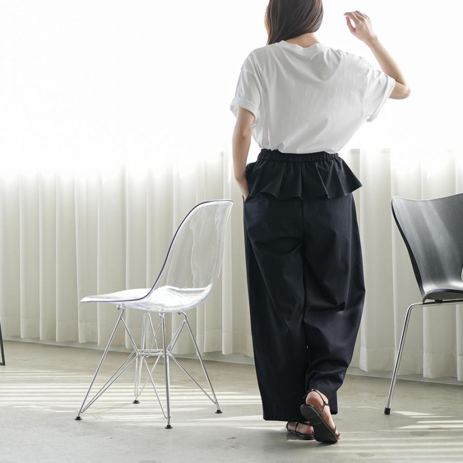 mili an deni（ミリアンデニ） ウェストレイヤードワイドパンツ フリル