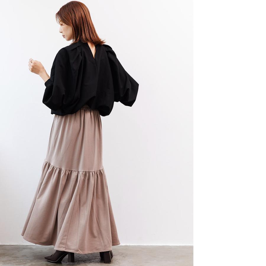 エッセンロートレアモン　パフスリーブブラウス　ボリュームスリーブ Limue ブラウス シャツ ボリュームスリーブブラウス レディース