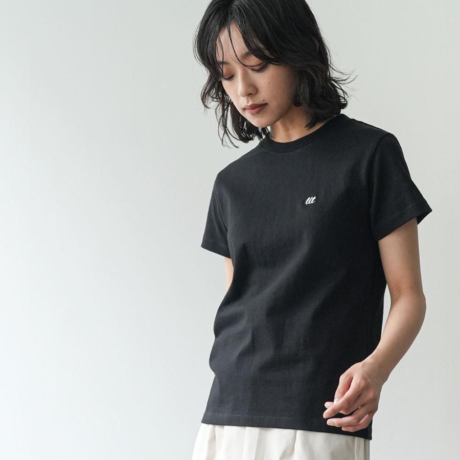 mili an deni（ミリアンデニ） ワンポイント刺繍Tシャツ レディース