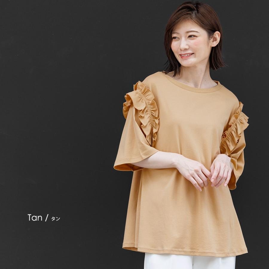 シーマリー cccmalie 無地フリルTシャツ　ホワイト　40 シーマリー cccmalie 無地フリルTシャツ ホワイト 40 シーマリー