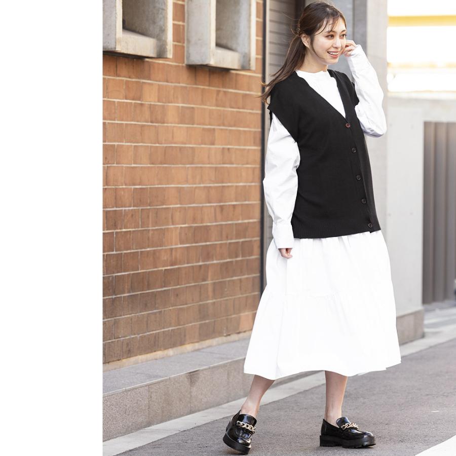 R/Nオーバーサイズベスト レディース トップス （郵2) : mili an deni