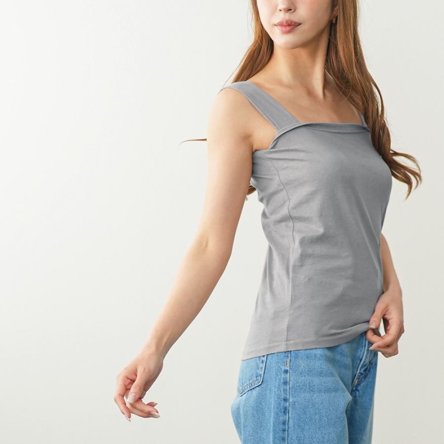 ブラ紐隠しタンクトップ レディース トップス カットソー (郵2) : mili
