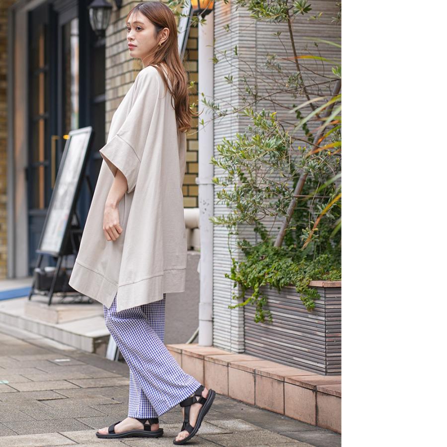 【美品】レリアン　ボールチェーン付き麻シャツチュニック　11号 美品】レリアン ボールチェーン付き麻シャツチュニック 11号