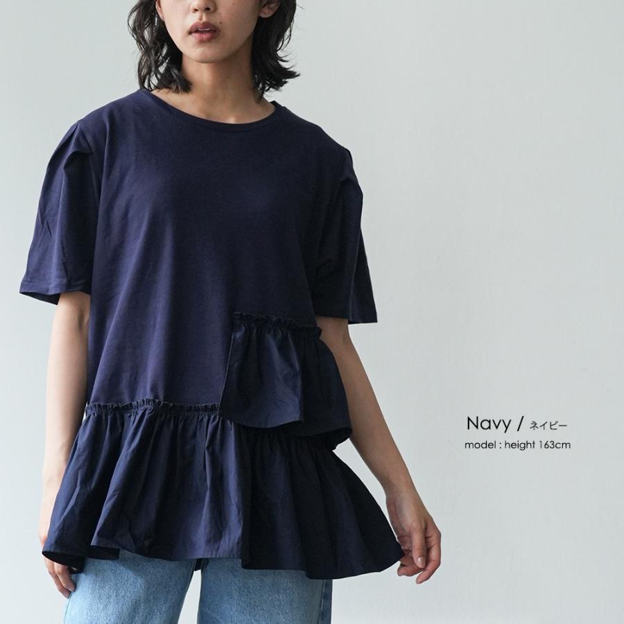 A*o様 MW TOKYO タグ付き　リサイクル ポリエステル フリルリブ ニッ A*o様 MW TOKYO タグ付き リサイクル ポリエステル フリルリブ ニッの