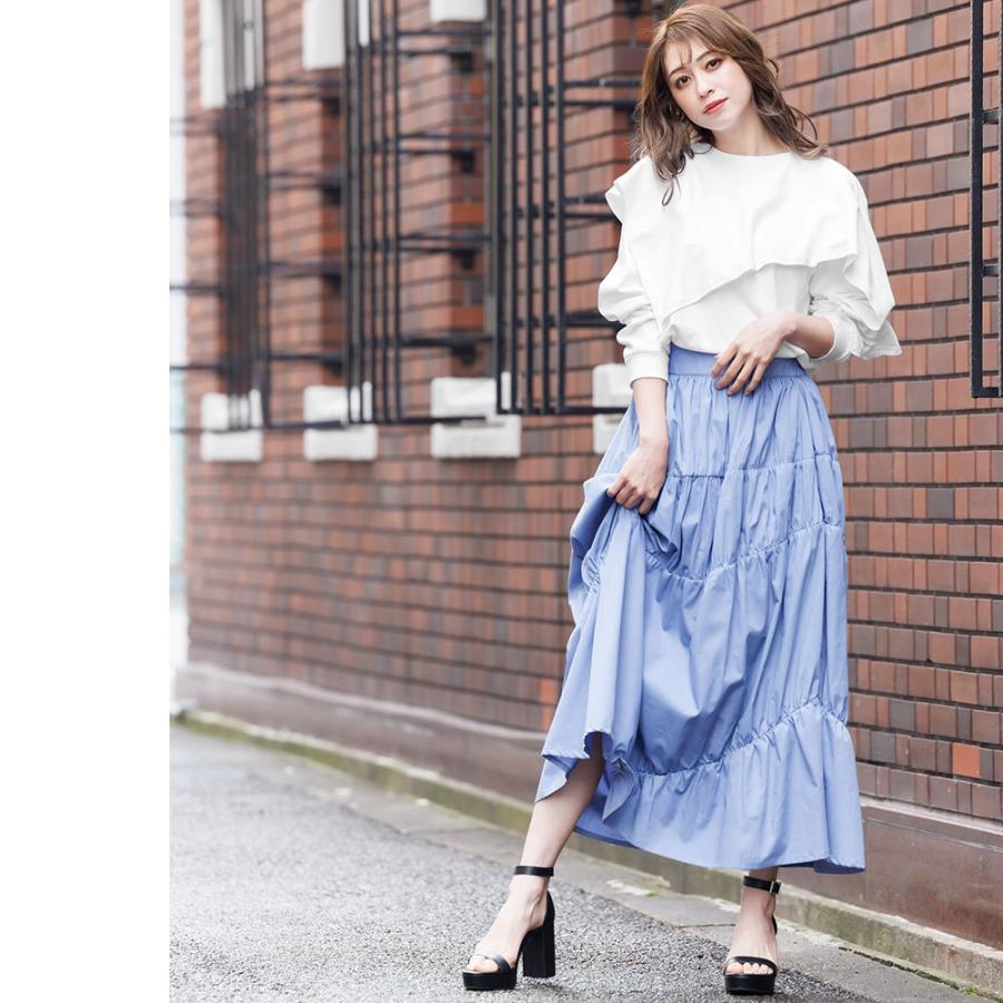 Miss edi collection レイヤード長袖トップス ネイビー 38 Miss edi collection レイヤード長袖トップス ネイビー 38 Miss