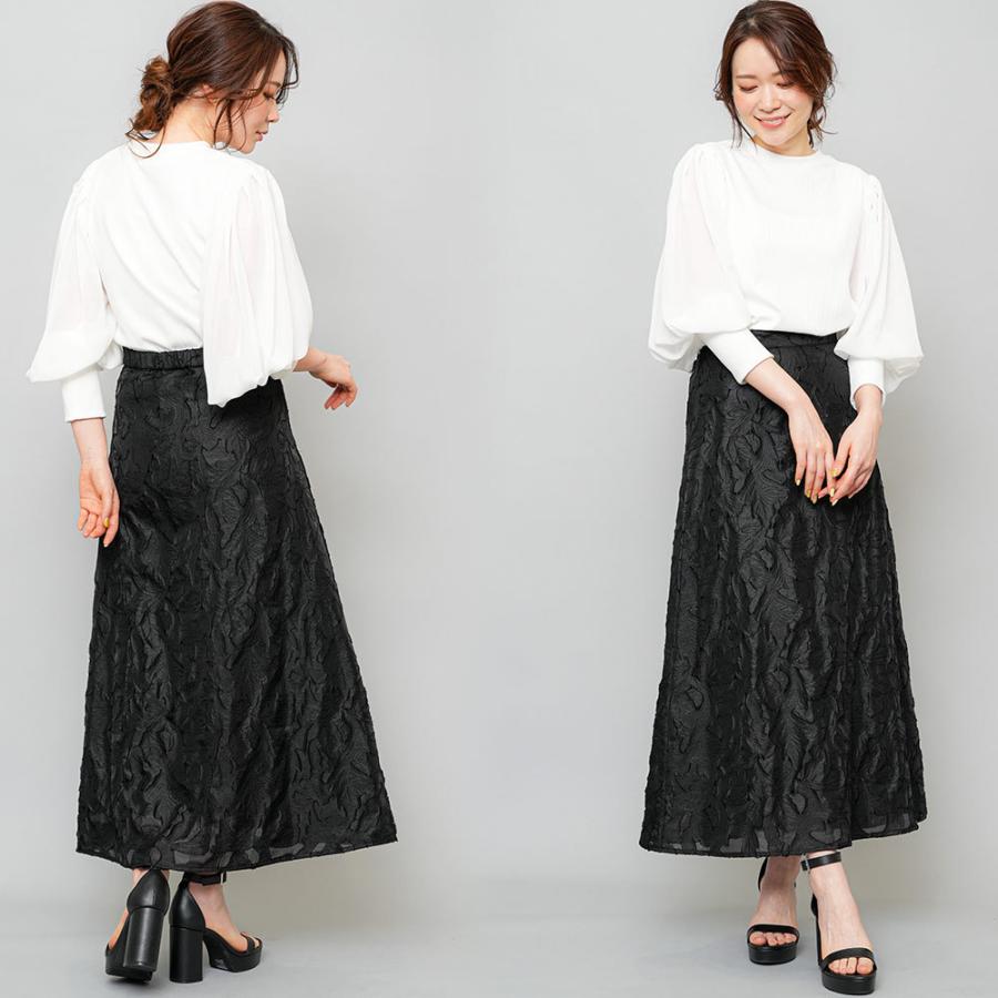 シアースリーブトップス レディース トップス リブトップス ボリューム