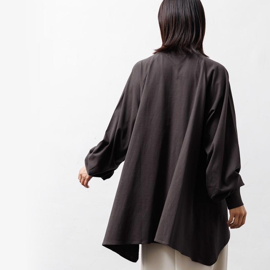 袖ボリュームオーバーサイズロンT レディース トップス 長袖