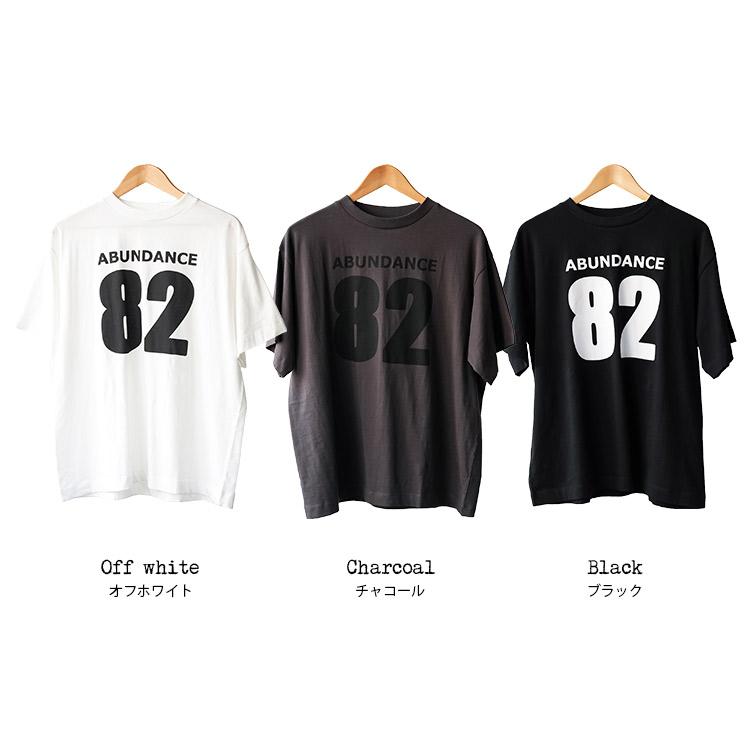 半袖カレッジナンバリングTシャツ ナンバリングT オーバー