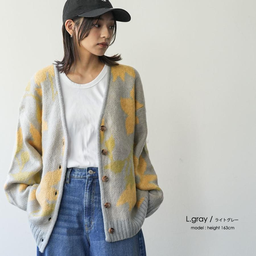 パラスパレス vm 花柄 ジャガードニット カーディガン フリーサイズ パラスパレス vm 花柄 ジャガードニット カーディガン