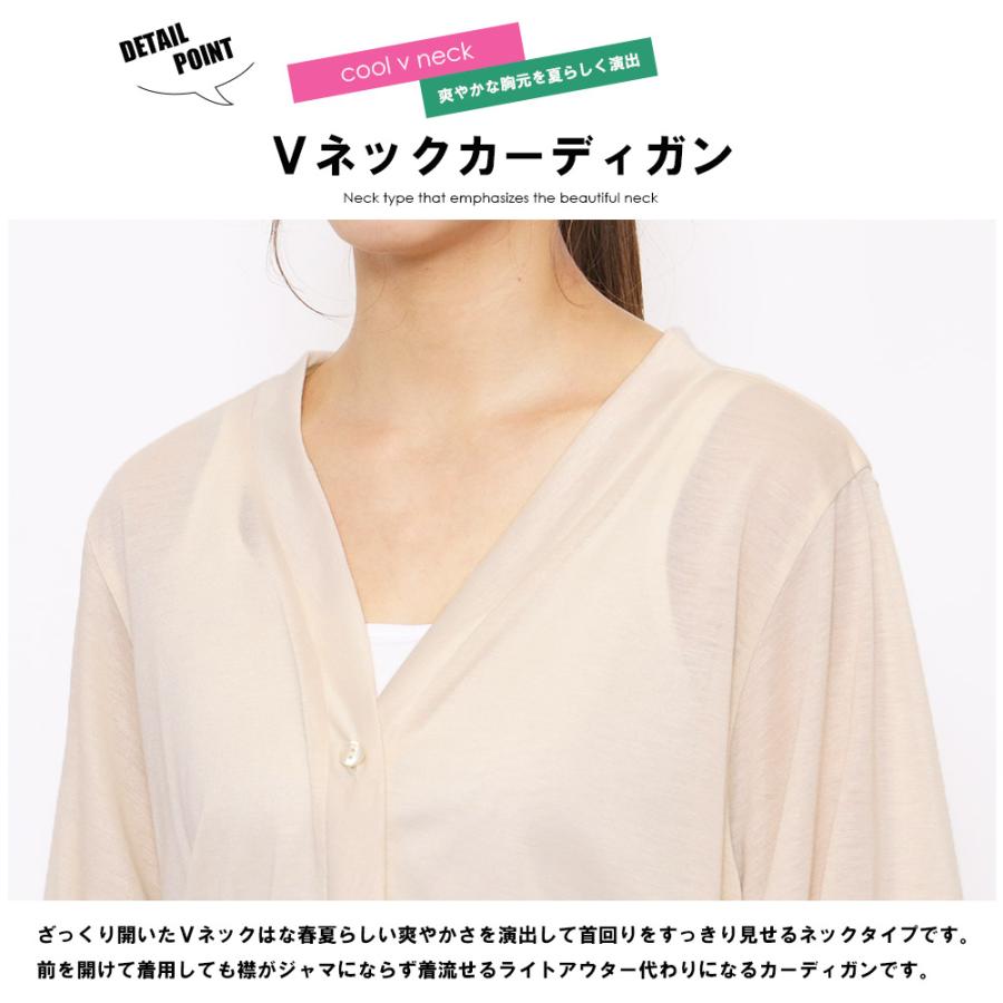 UVパフスリーブカーディガン レディース  トップス UV加工 紫外線対策 (郵2) ポイント消化 | mili an deni | 21