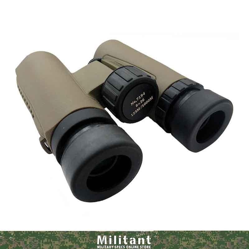 防水ミル付双眼鏡 8倍x26mm : s-028 : 迷彩専門店 ミリタント 