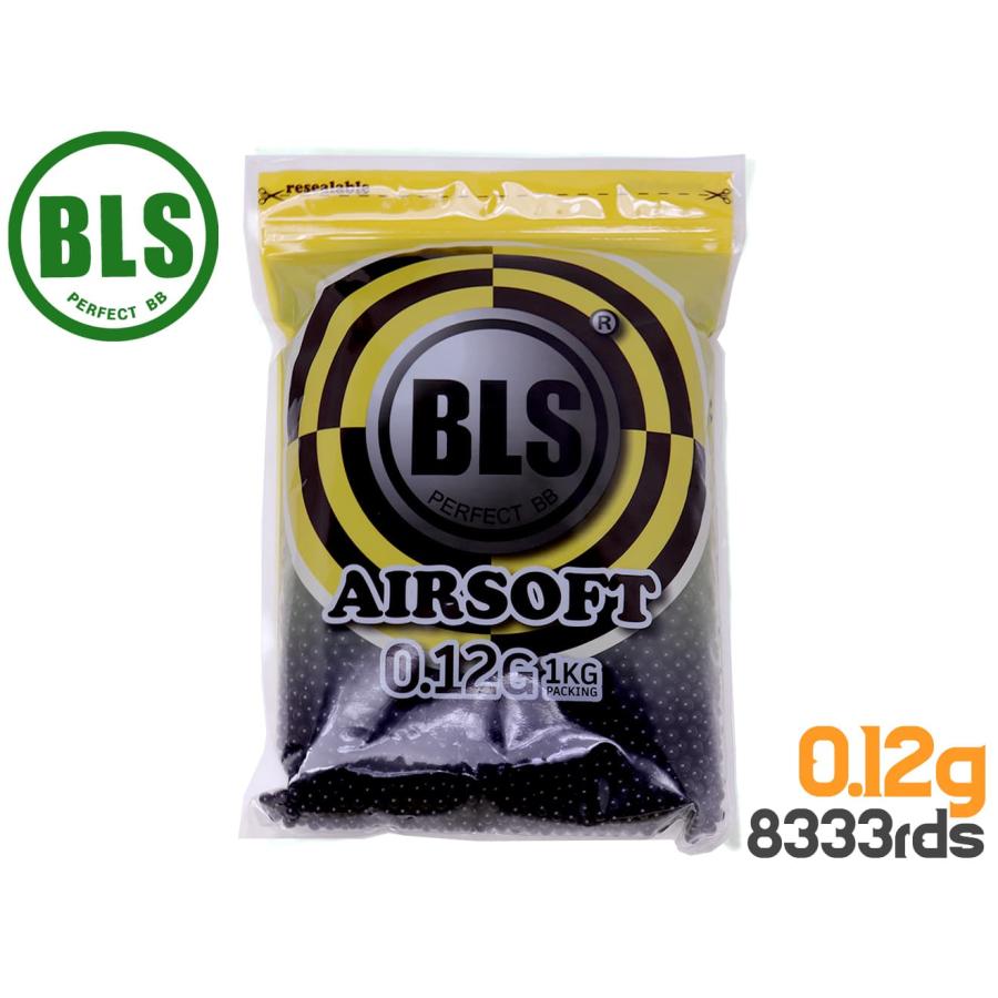 BLS-P-012B1KG BLS Precision 精密プラスティックBB弾 0.12g 8333発(1kg) : MILITARY ...