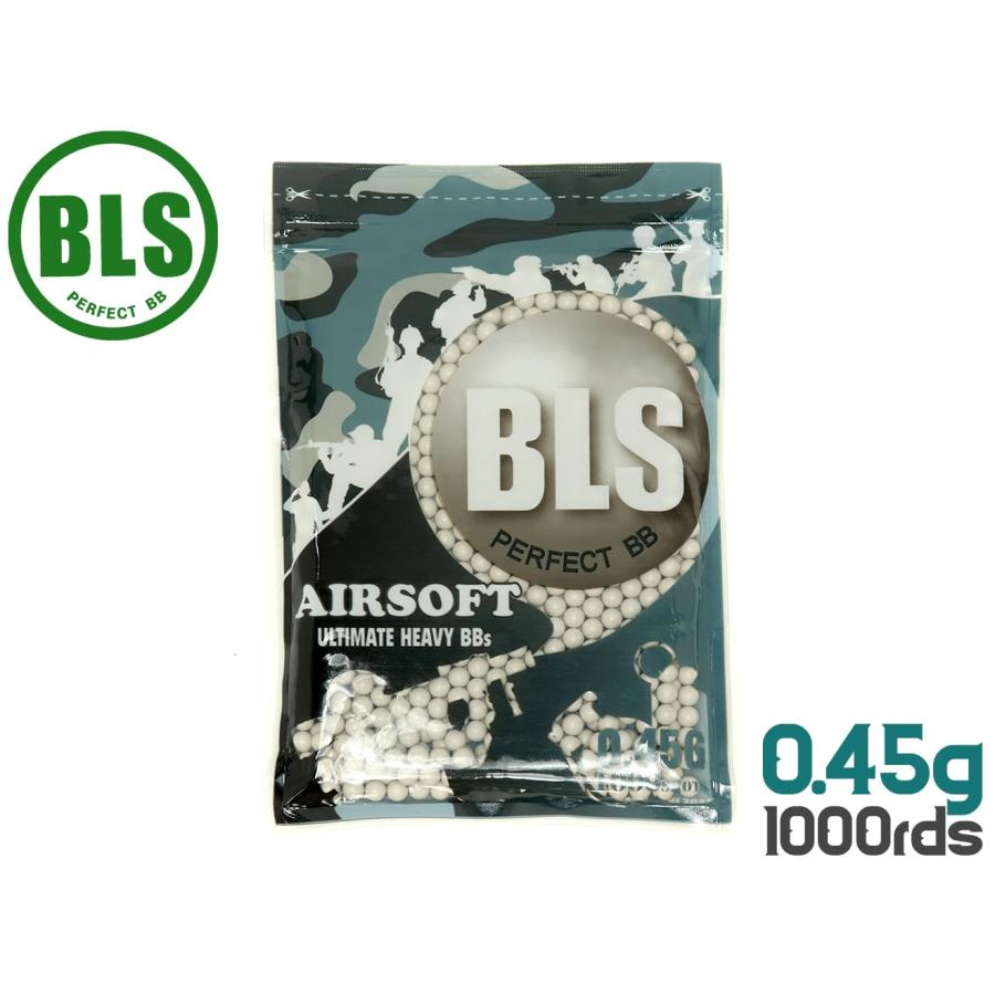 BLS-P-045I1BA BLS Ultimate Heavy Precision 精密プラスティックBB弾 0.45g 1000発 ...