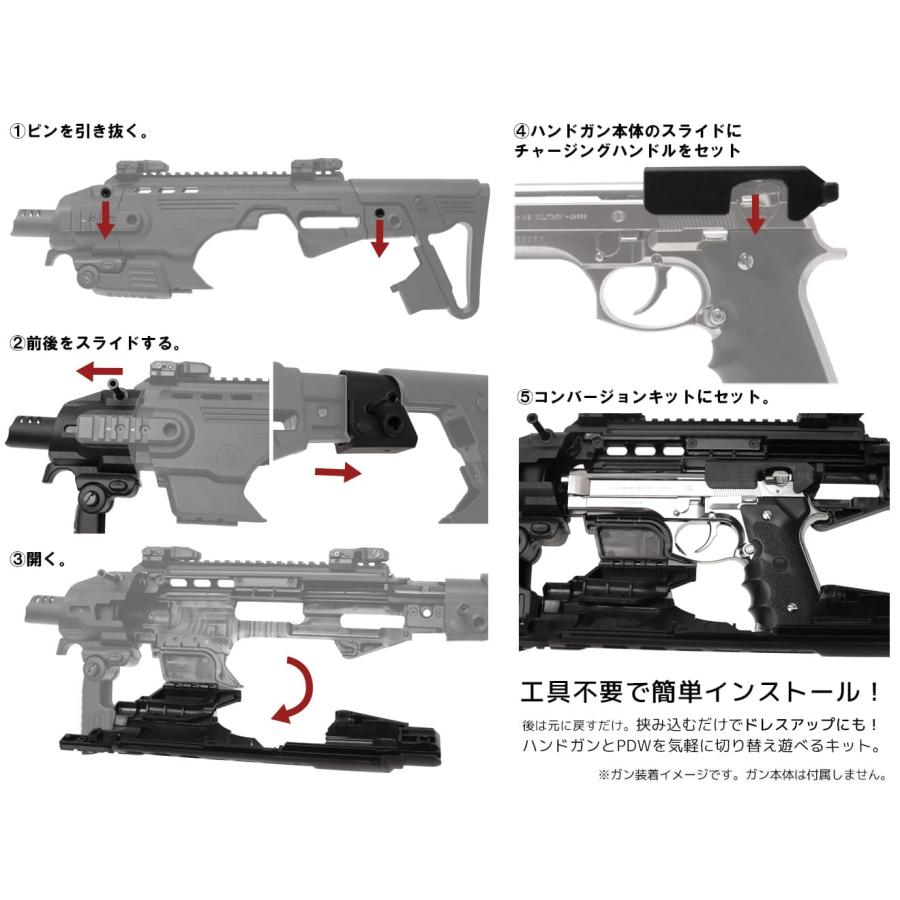 CAA-PCA-004 CAA Airsoft RONI-B ピストル カービン コンバージョン