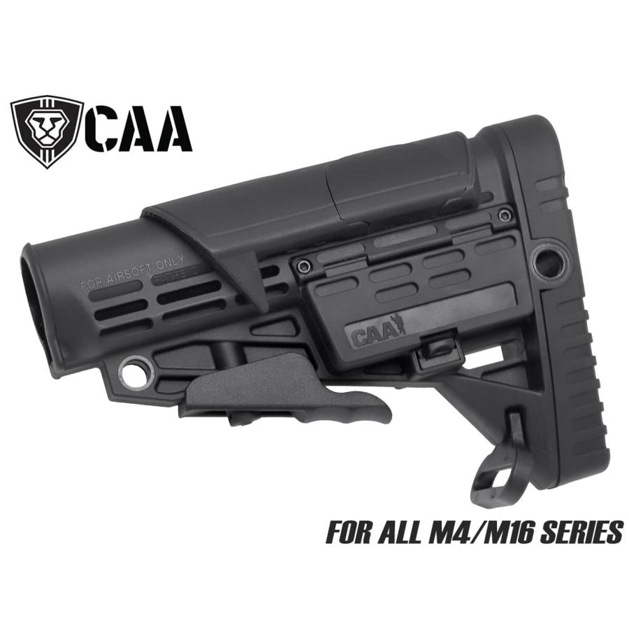 CAA-STK-003BK CAA Airsoft CBS+ACP コラシブルバットストック+