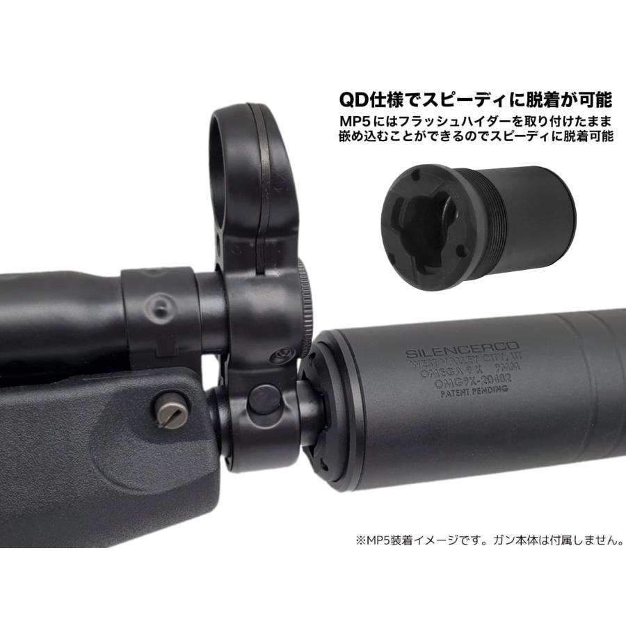 CNC-SI-34-BK-FT CNC Production Omega9Kタイプ サプレッサー+JM X12