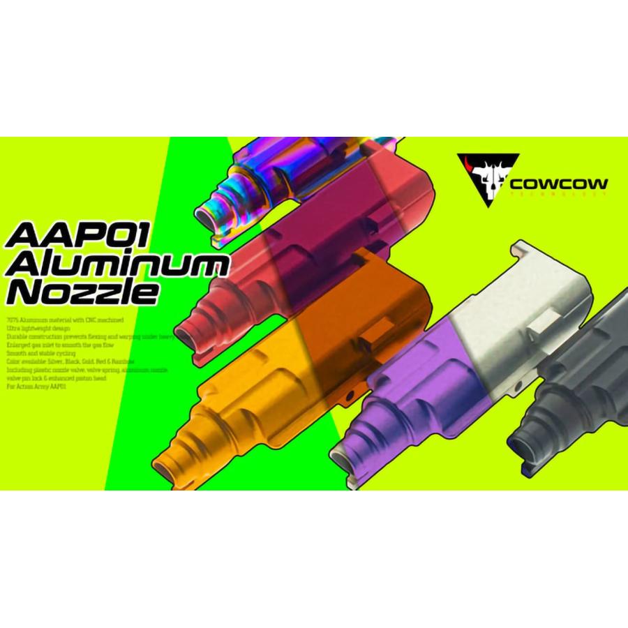 COW-AAP-NZ007S　COWCOW TECHNOLOGY A7075 CNC 強化ローディングノズルフルセット for ActionArmy AAP-01｜militarybase｜05