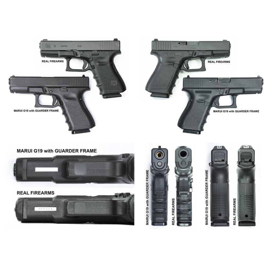 GLK-181(BK) GUARDER GLOCK Gen.3 オリジナルフレーム EURO Ver for