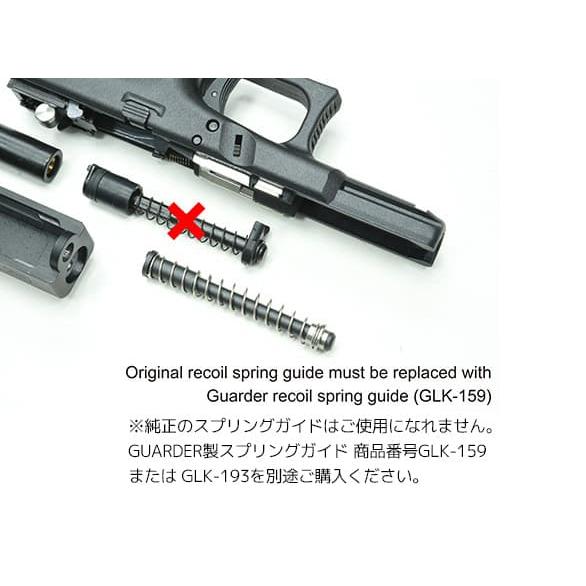 GLOCK Gen.3 コンプリートフレームセット US Ver for マルイ G19 GLOCK-188(U)BK 【Backup】