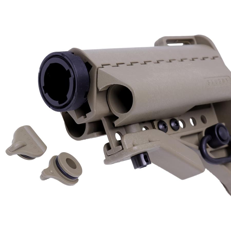 GP-COP014S G&P Stubbyバットストック w/ 5Pバッファチューブ SAND