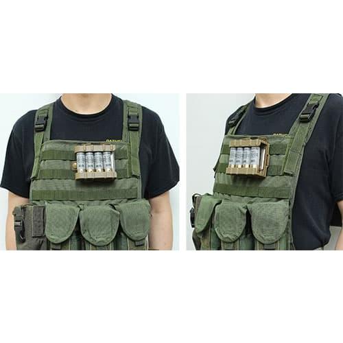 GP-MSP016BK G&P マルチパーパス ショットシェルホルダー MOLLE&ベルト