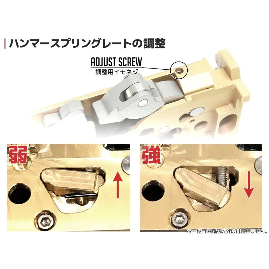 GP-MWS021B G&P CNC アジャスタブルトリガーボックス TM GBB M4