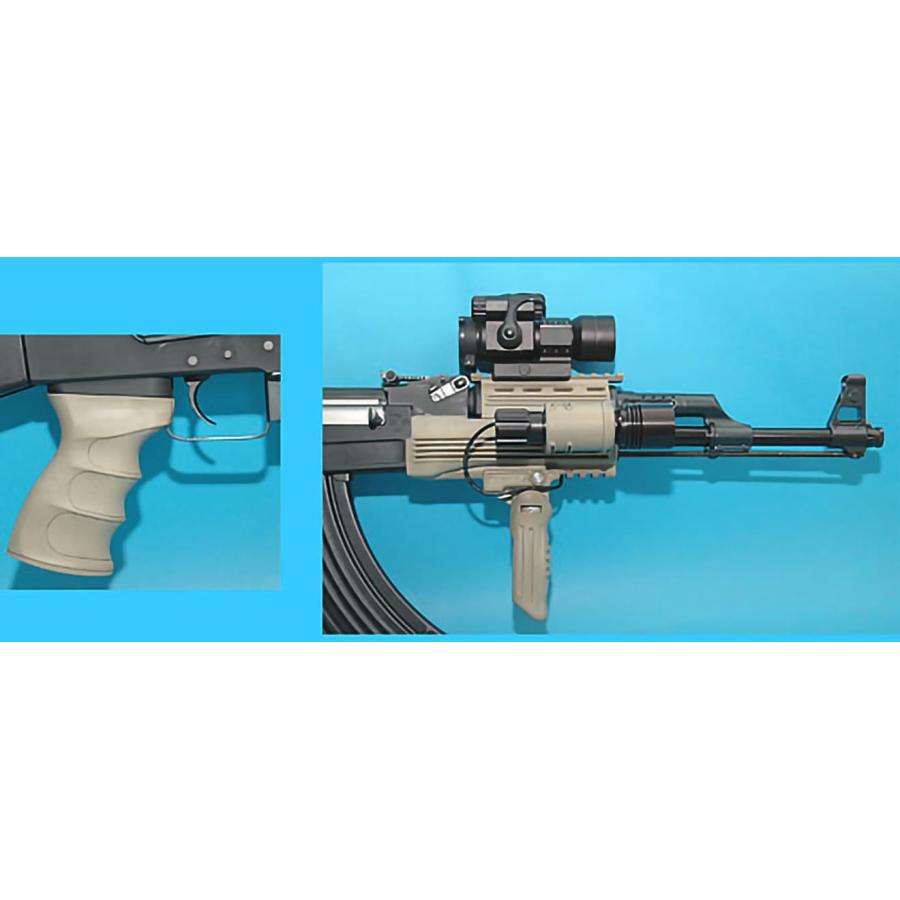GP468C G&P AK47 タクティカルフロントセット with グリップ SAND 東京