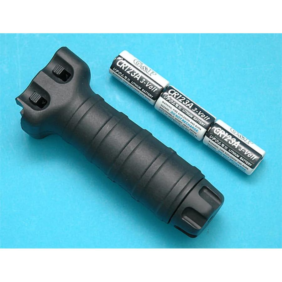 GP671B G&P レイダーフォアグリップ BK 20mmレール用 : MILITARY BASE