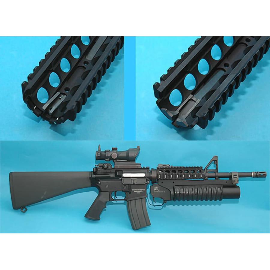 GP675B G&P GP675B M4 RAS ハンドガードキット/BK : MILITARY BASE