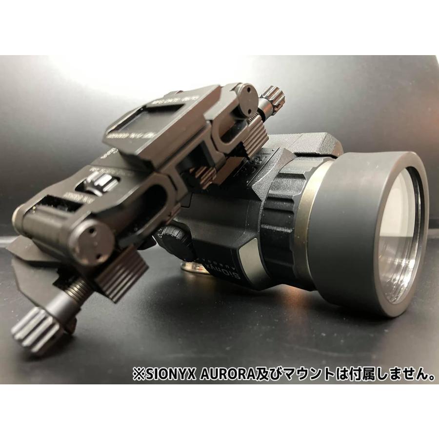 H-SS023 HUGGER SiOnyx Aurora用 レンズプロテクター 49mm : MILITARY