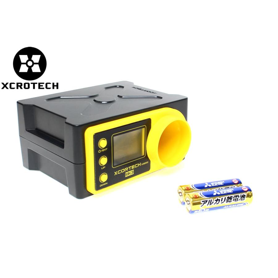 H0701B-003 180日間保証＆日本語取説付 XCORTECH X3200Mk3 弾速計 電池