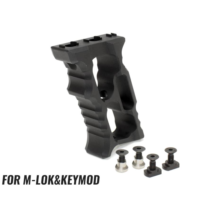 H2042B TD CNC HALO ミニバーティカルグリップ KeyMod & M-LOK BK