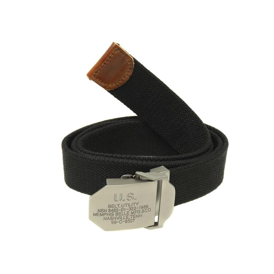 H7832B04 SUSバックル オペレーター ベルト US Utility 黒 : MILITARY