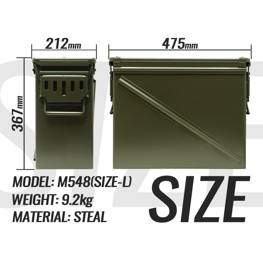 米軍ア－モボックス MILITARY（ミリタリー） 実物 USED 米軍 PA19 F/FUZE AMMO CAN アンモ